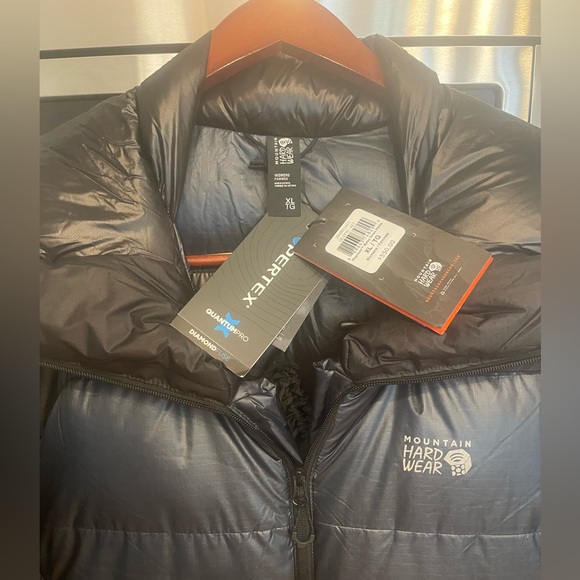 MOUNTAIN HARDWEAR PHANTOM BELAY WOMANS xl down parka nwt Ptp 24.5 - Picture 1 of 13